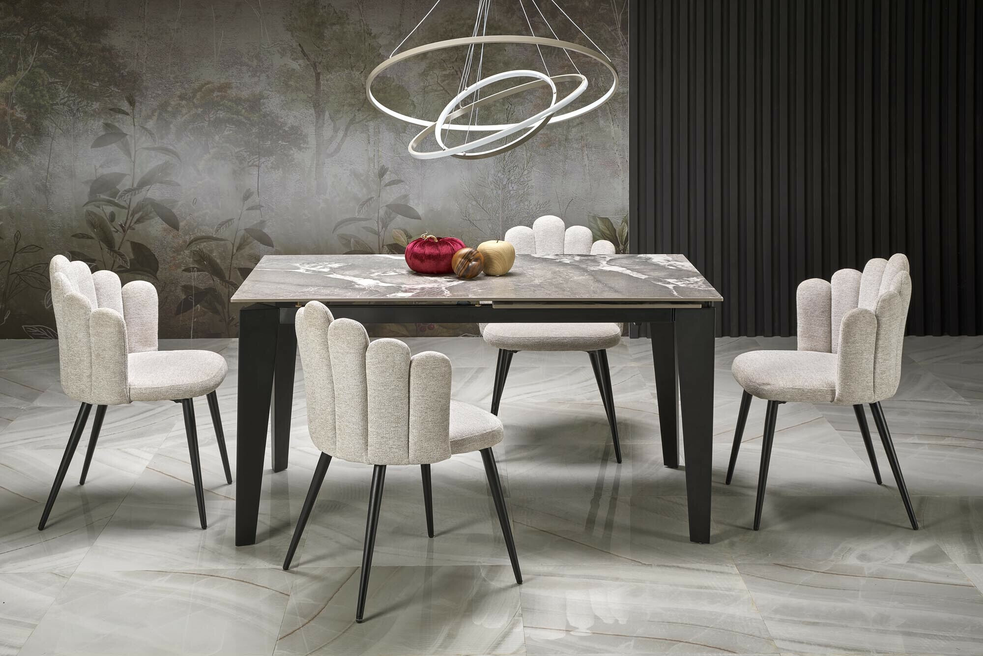 Tavolo Houston 2157 (Marmo grigio)