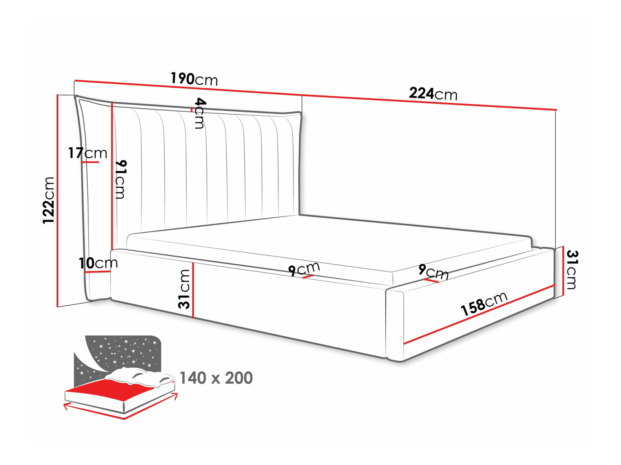 Letto Comfivo Solacium (Paros 2)