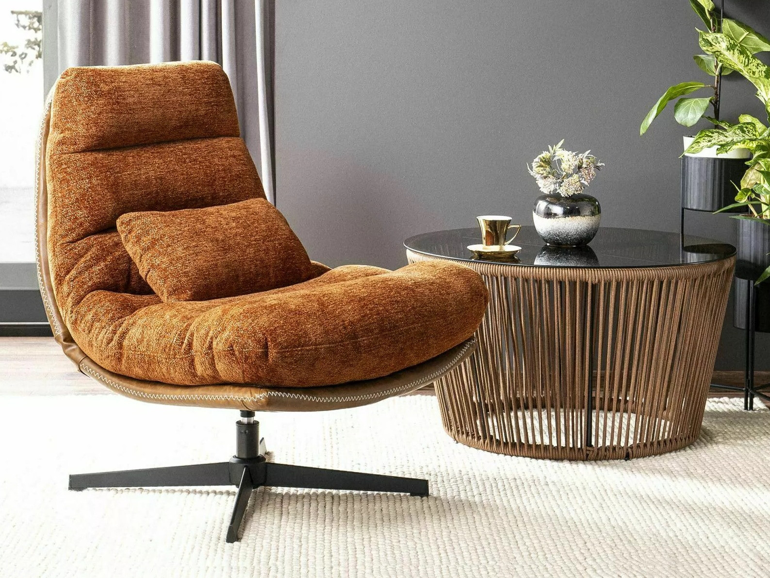 Poltrona Detroit 508 (Arancione scuro)