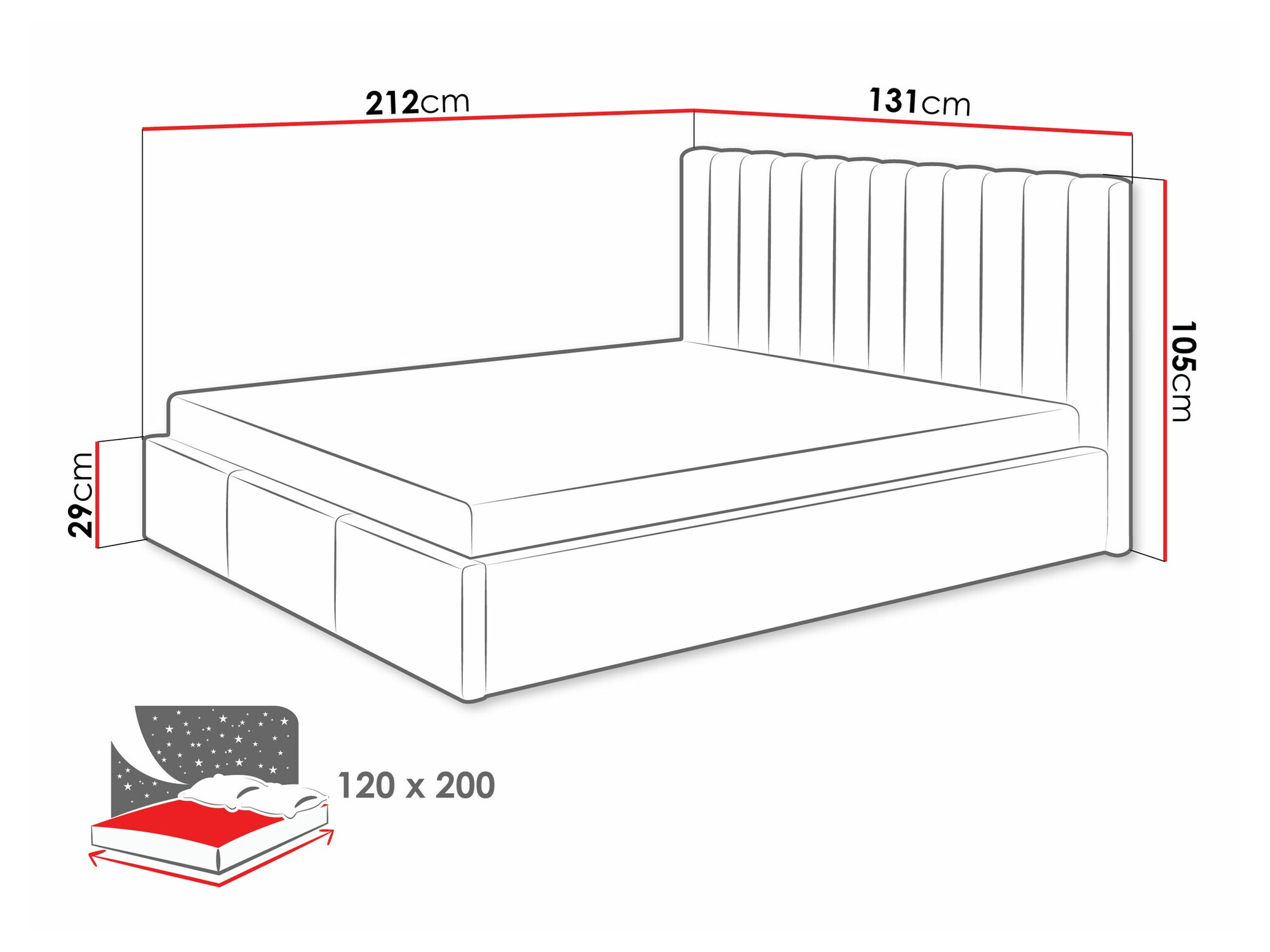 Letto ComfiDream Fenara I (Fresh 13)