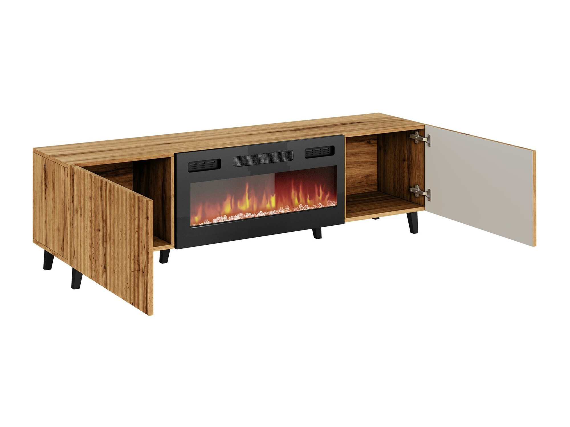 Mobile porta TV Comes II (Quercia di Wotan)