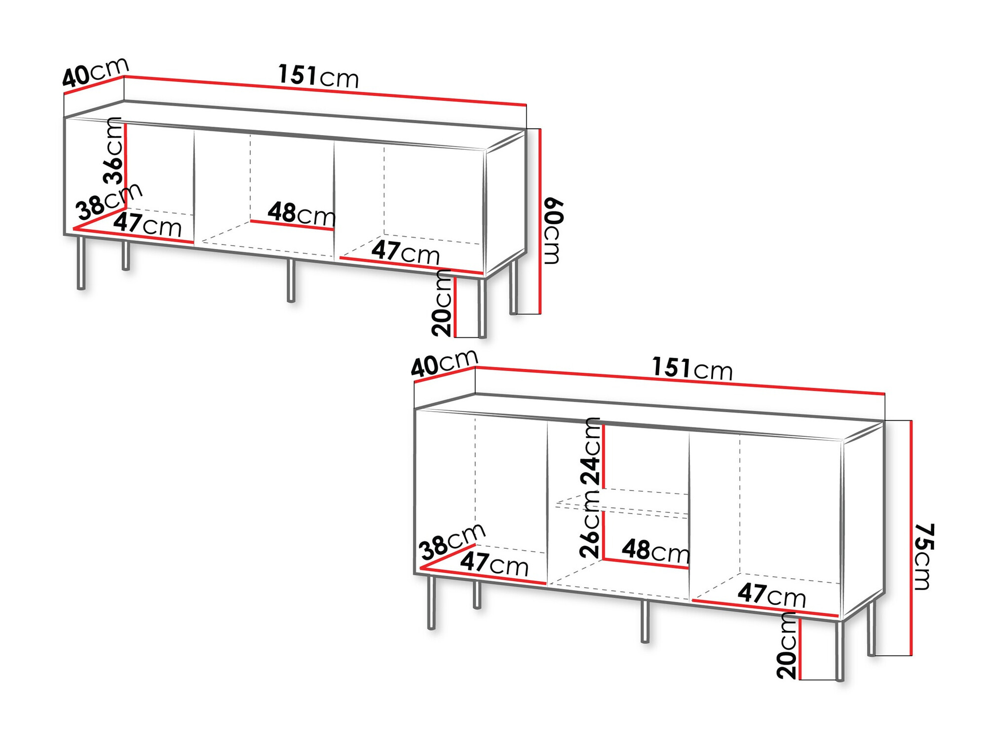 Parete attrezzata Evavese 105 (Beige)
