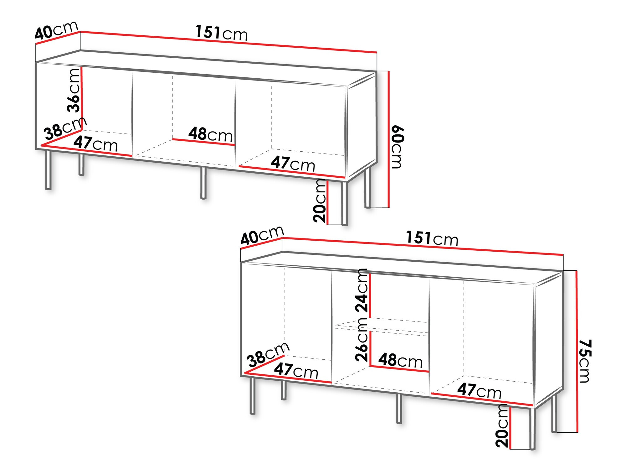 Parete attrezzata Tolfelo 105 (Beige)