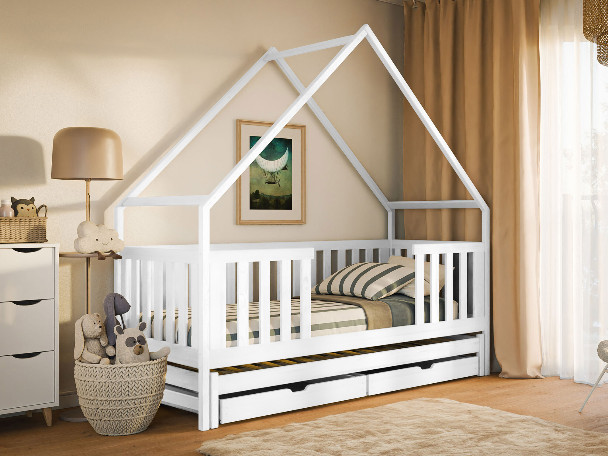 Letto Vista 115 (Bianco)