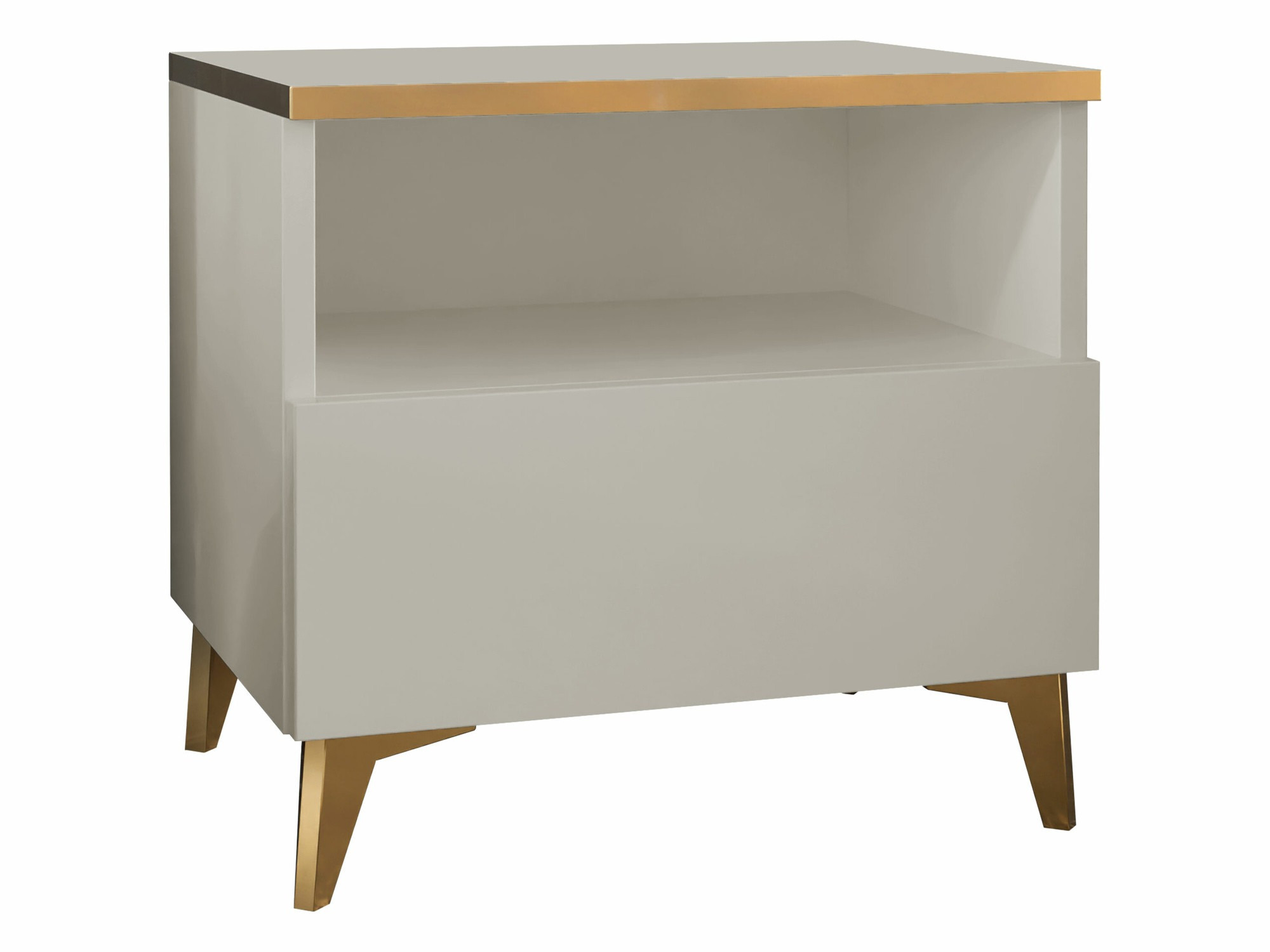 Comodino Comfivo Arbutus (Beige + Lucidare beige)