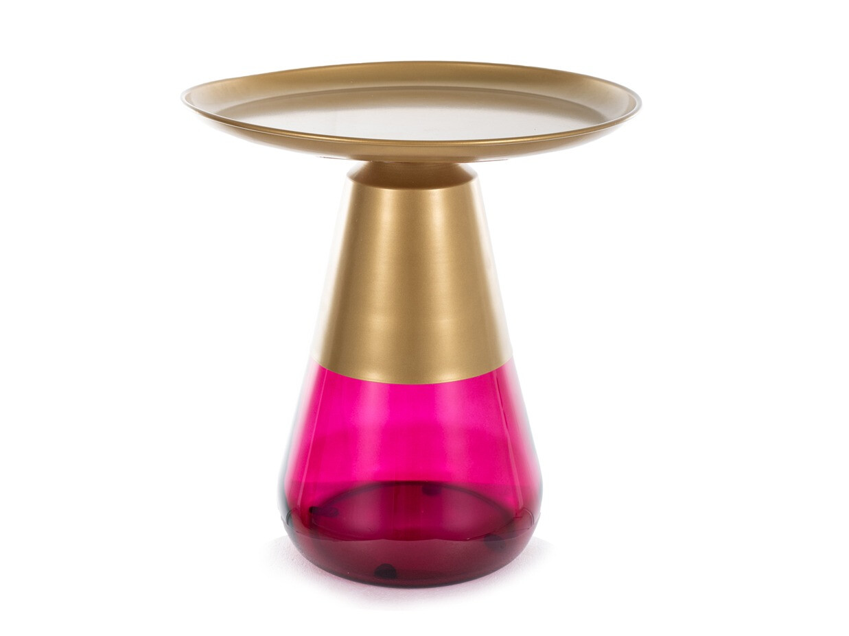 Tavolino da caffè Detroit 573 (D'oro + Lilla)