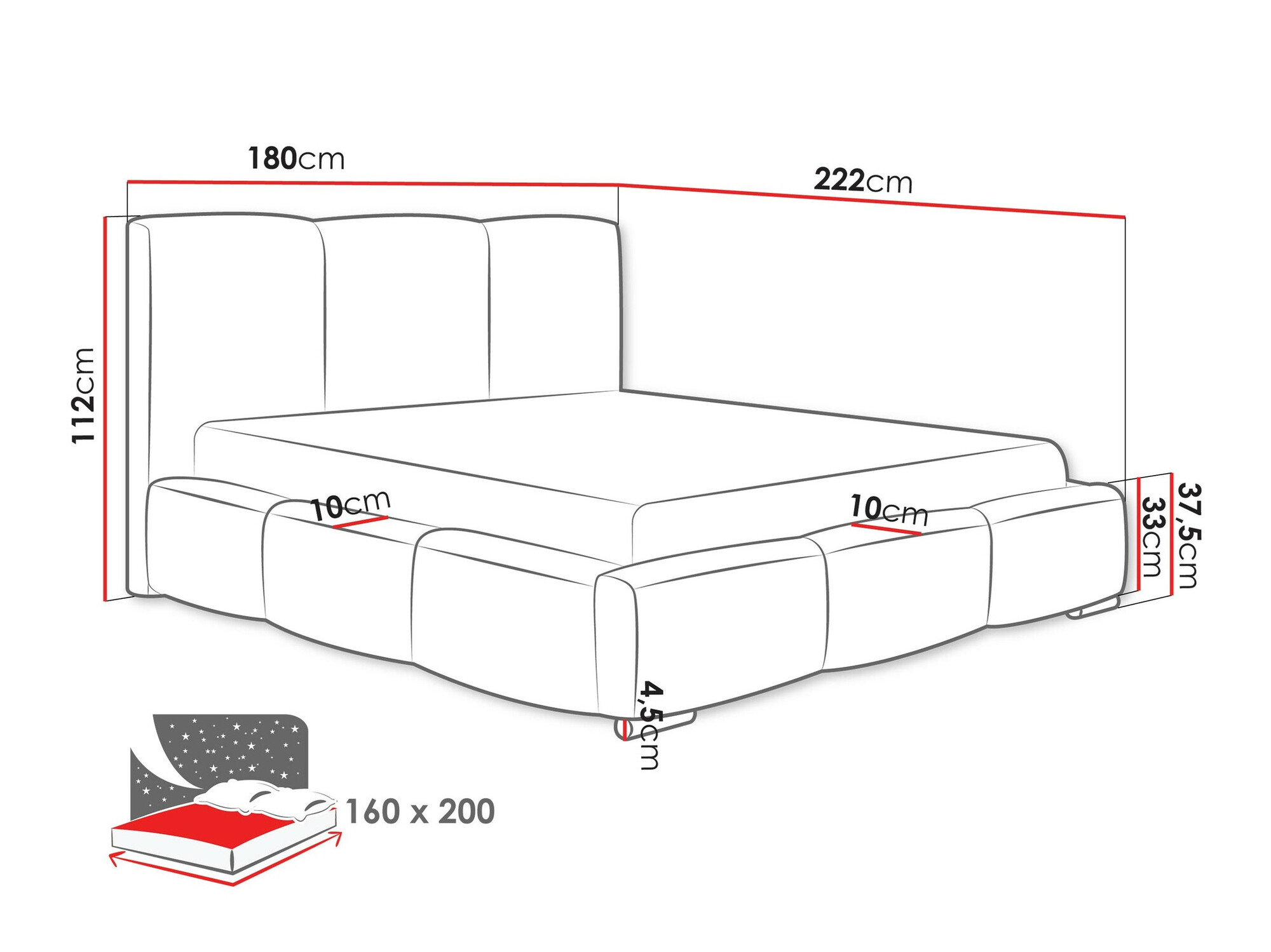 Letto Comfivo Fabrica (Kronos 19)