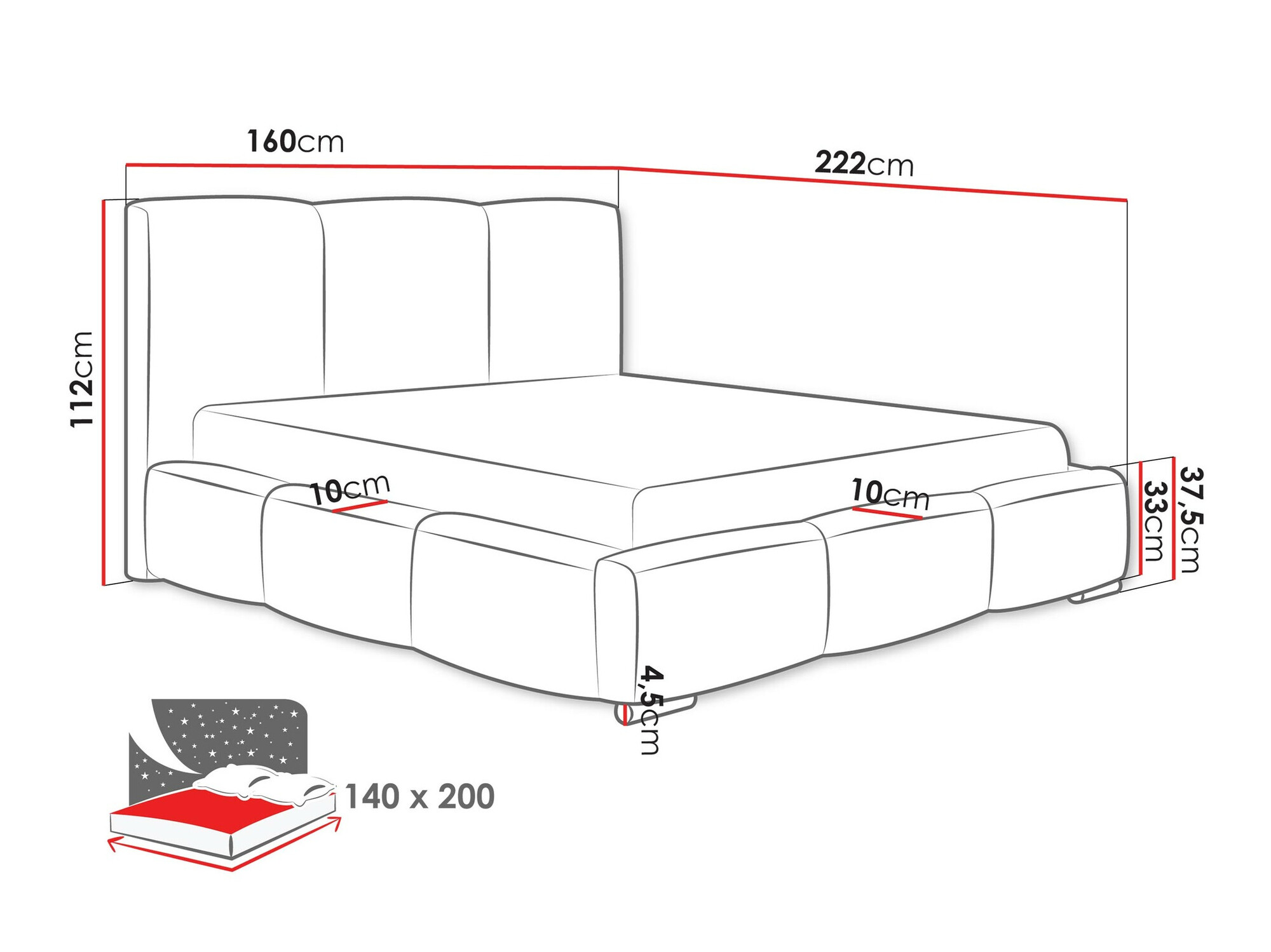 Letto Comfivo Fabrica (Kronos 19)