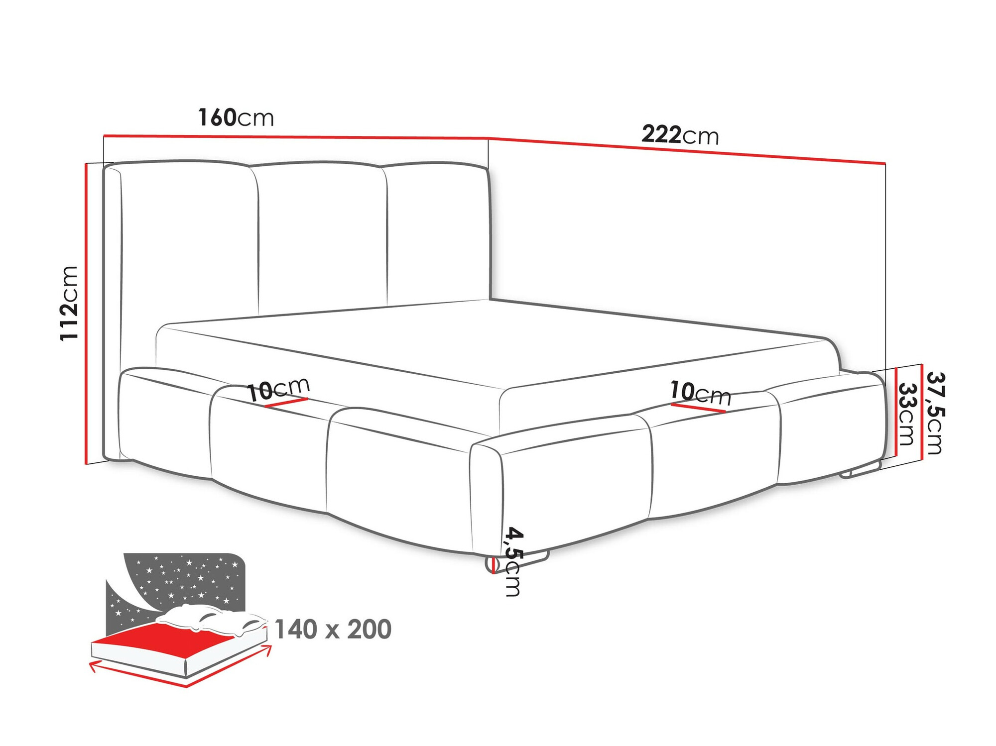 Letto Comfivo Fabrica (Kronos 22)