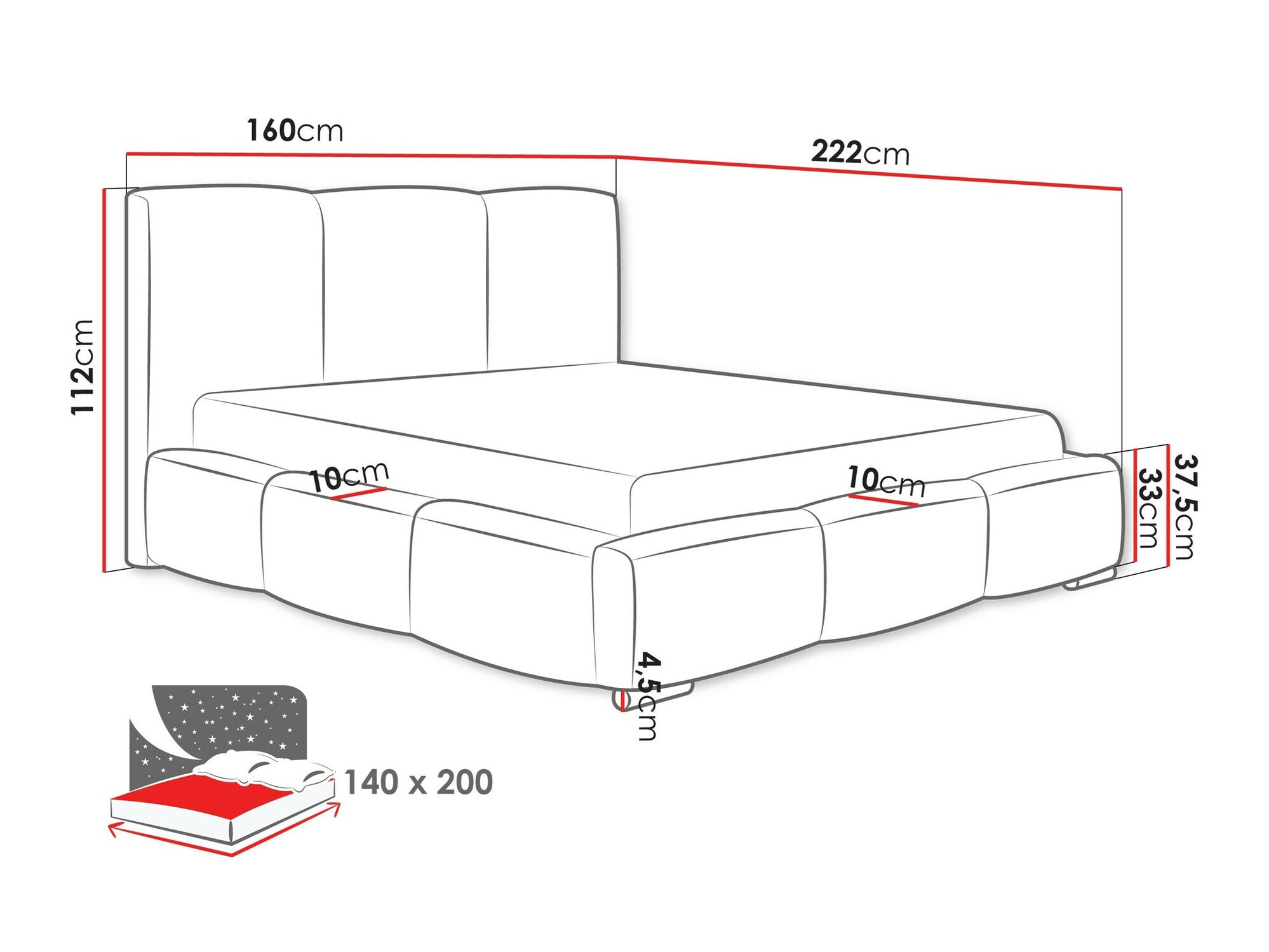 Letto Comfivo Fabrica (Kronos 46)