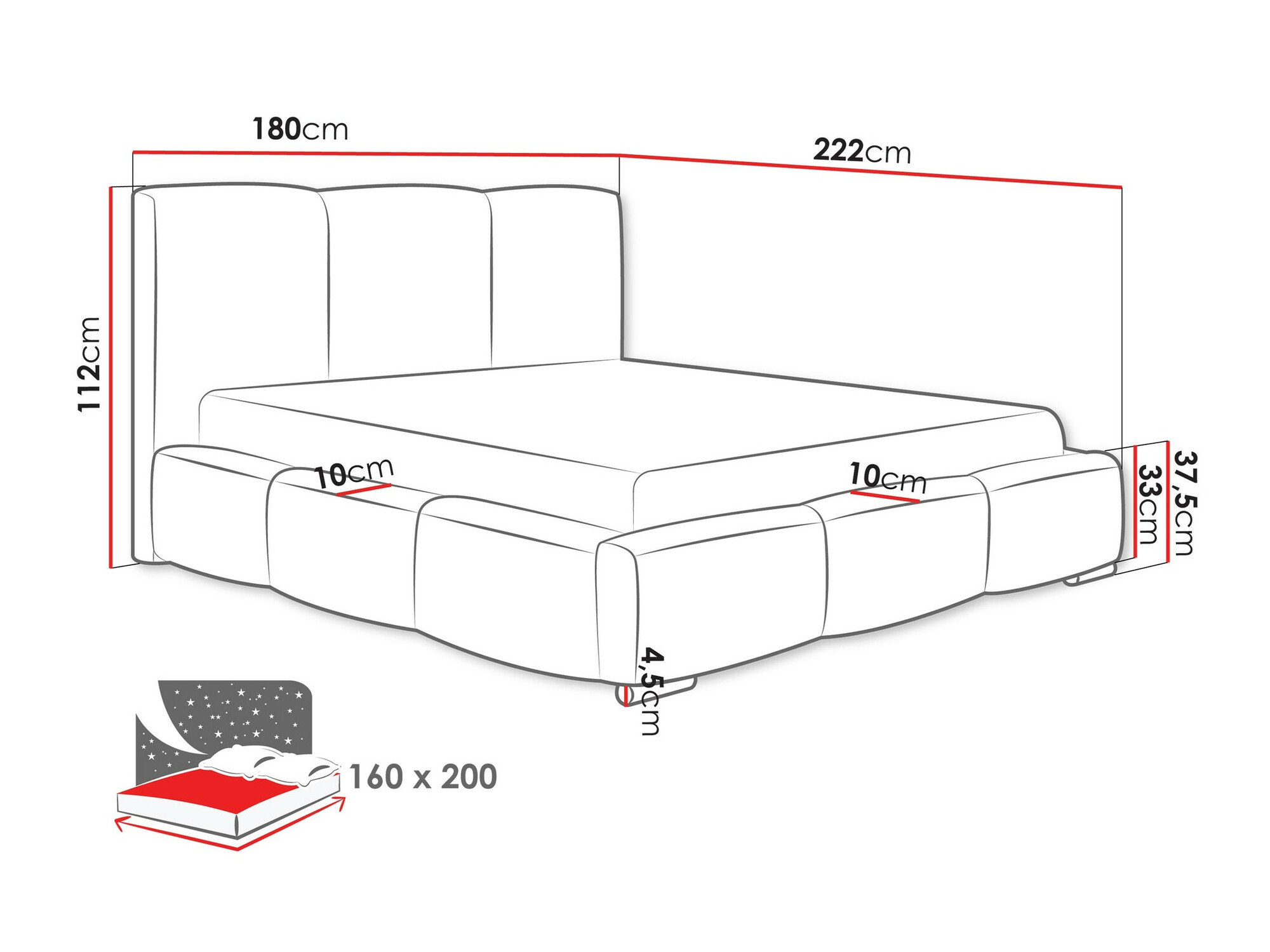 Letto Comfivo Fabrica (Paros 01)
