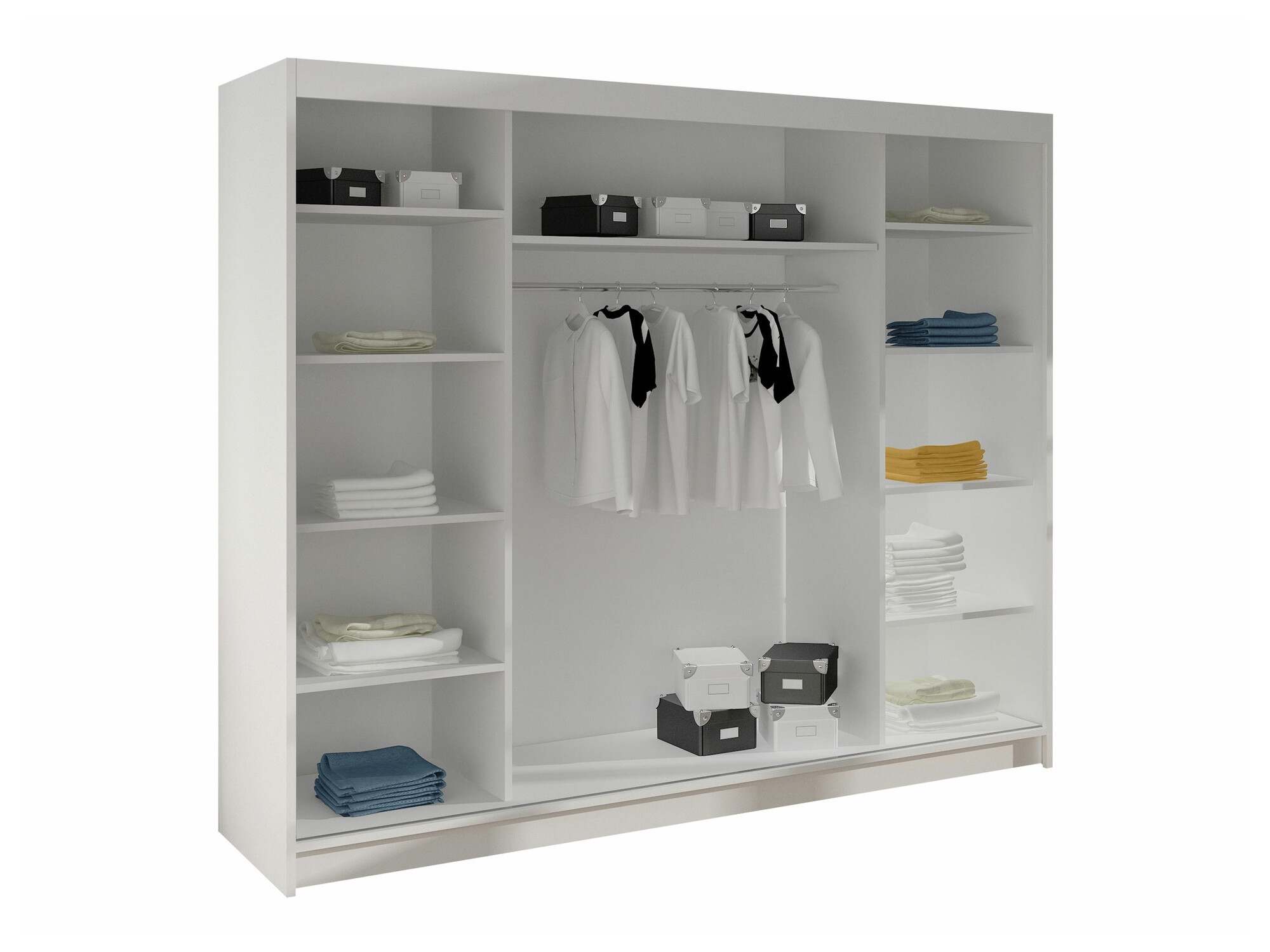 Armadio Closico Durion IV (Nero + Bianco)