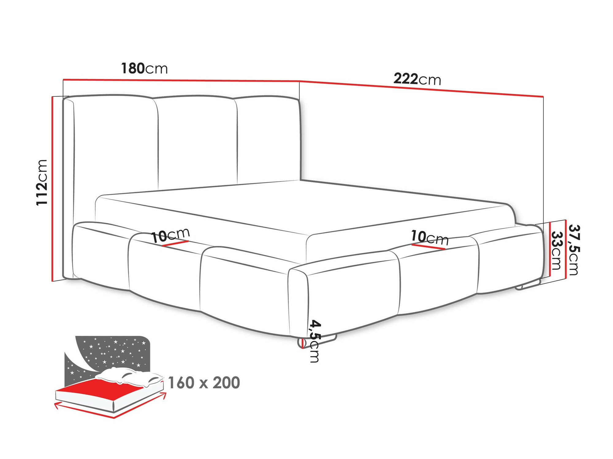 Letto Comfivo Fabrica (Paros 05)