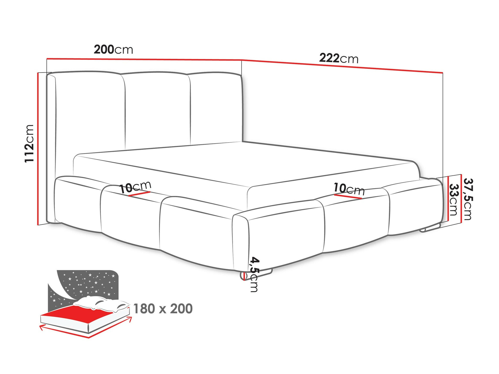 Letto Comfivo Fabrica (Paros 05)