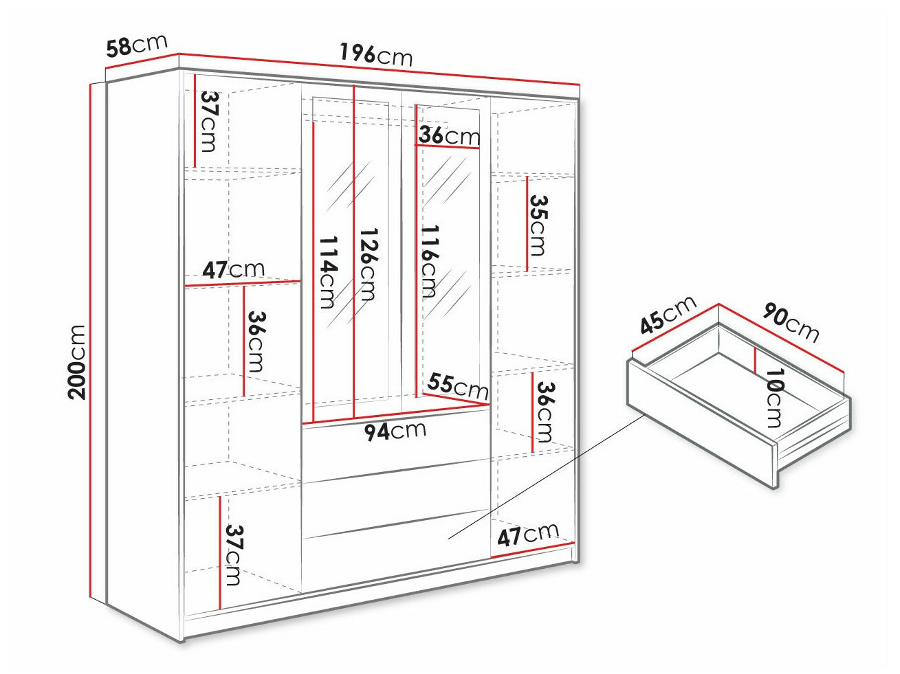 Armadio Musum (Bianco)