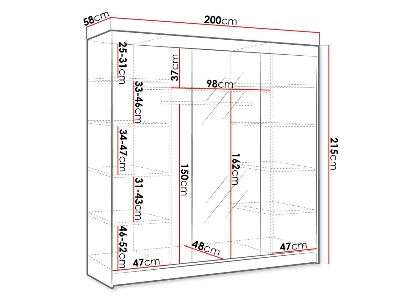 Armadio Closico Durion I (Bianco)