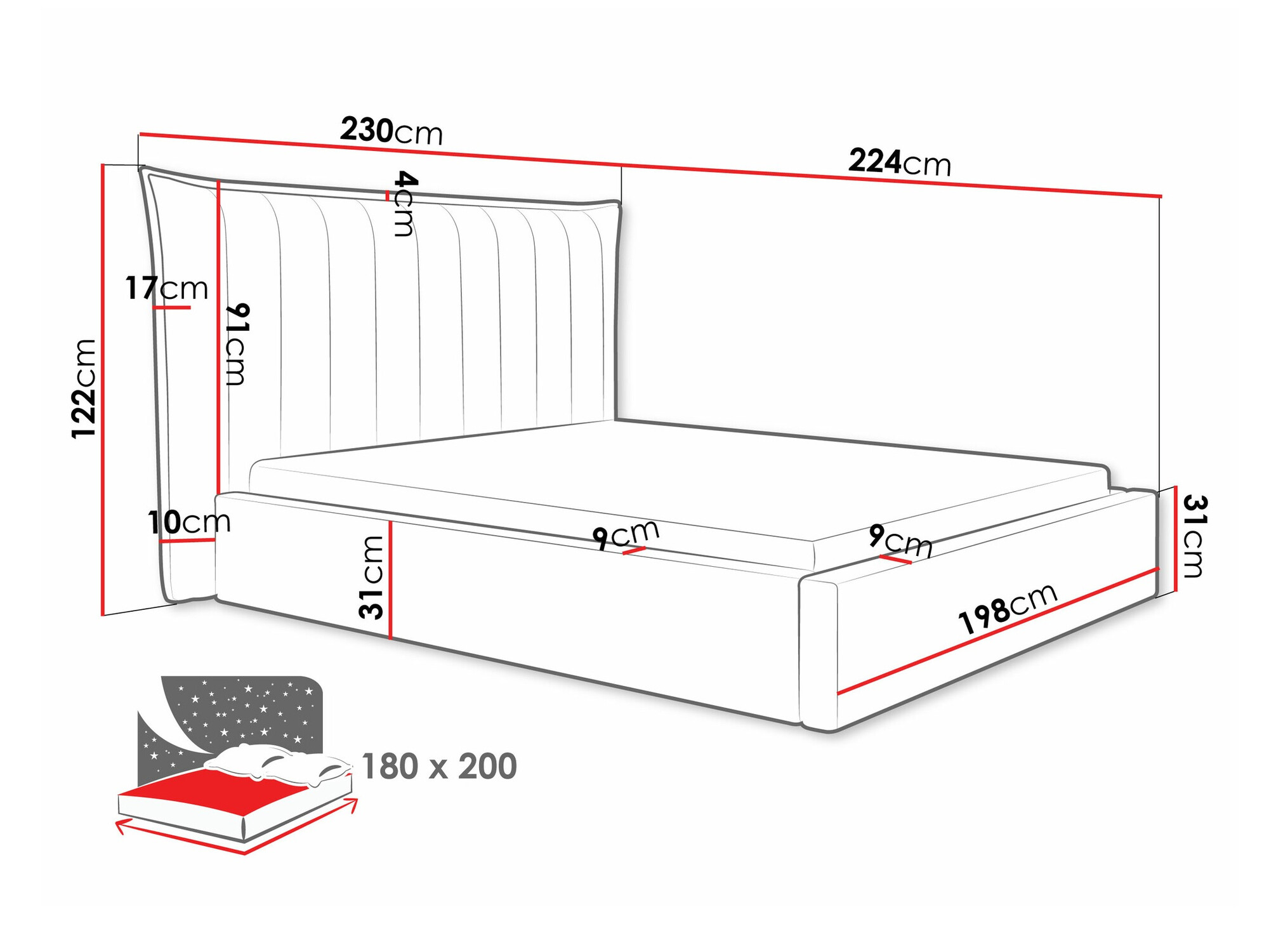 Letto Comfivo Solacium (Paros 1)