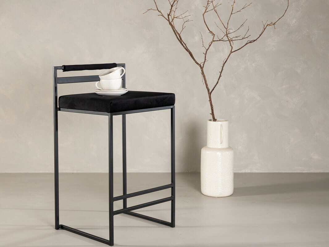 Sgabello da bar Dallas 4519 (Nero)