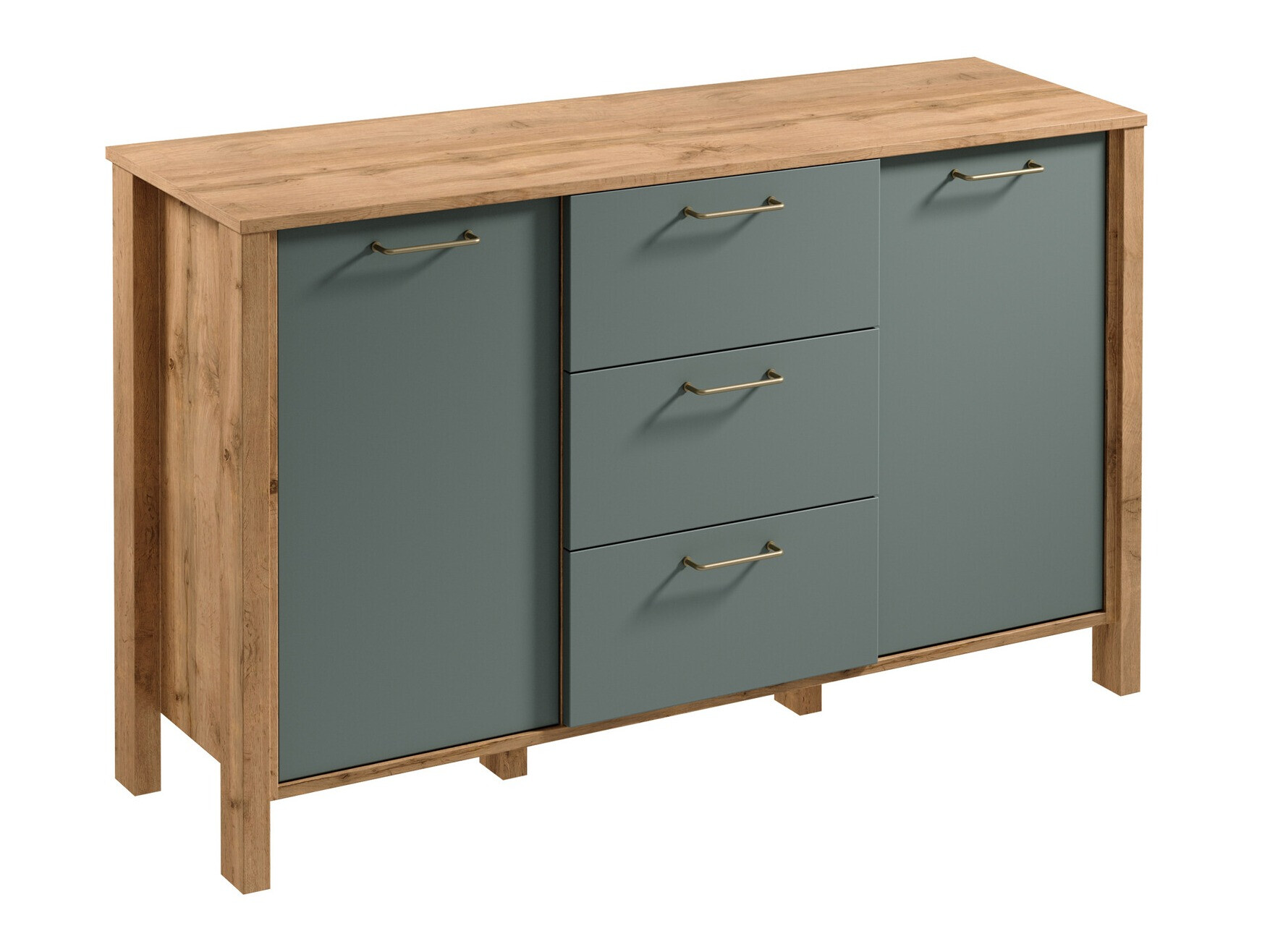 Cassettiera Venmelu 101 (Quercia di Wotan + Verde)