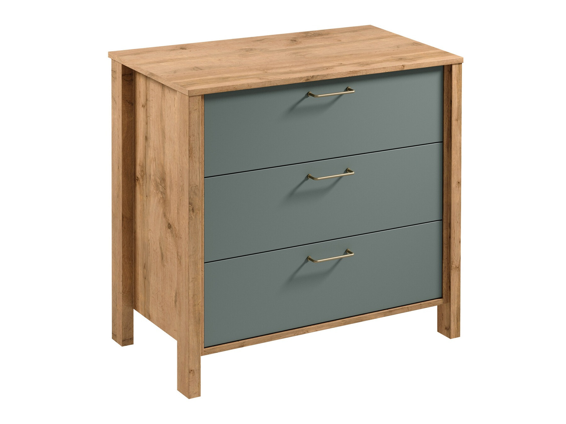 Cassettiera Venmelu 102 (Quercia di Wotan + Verde)