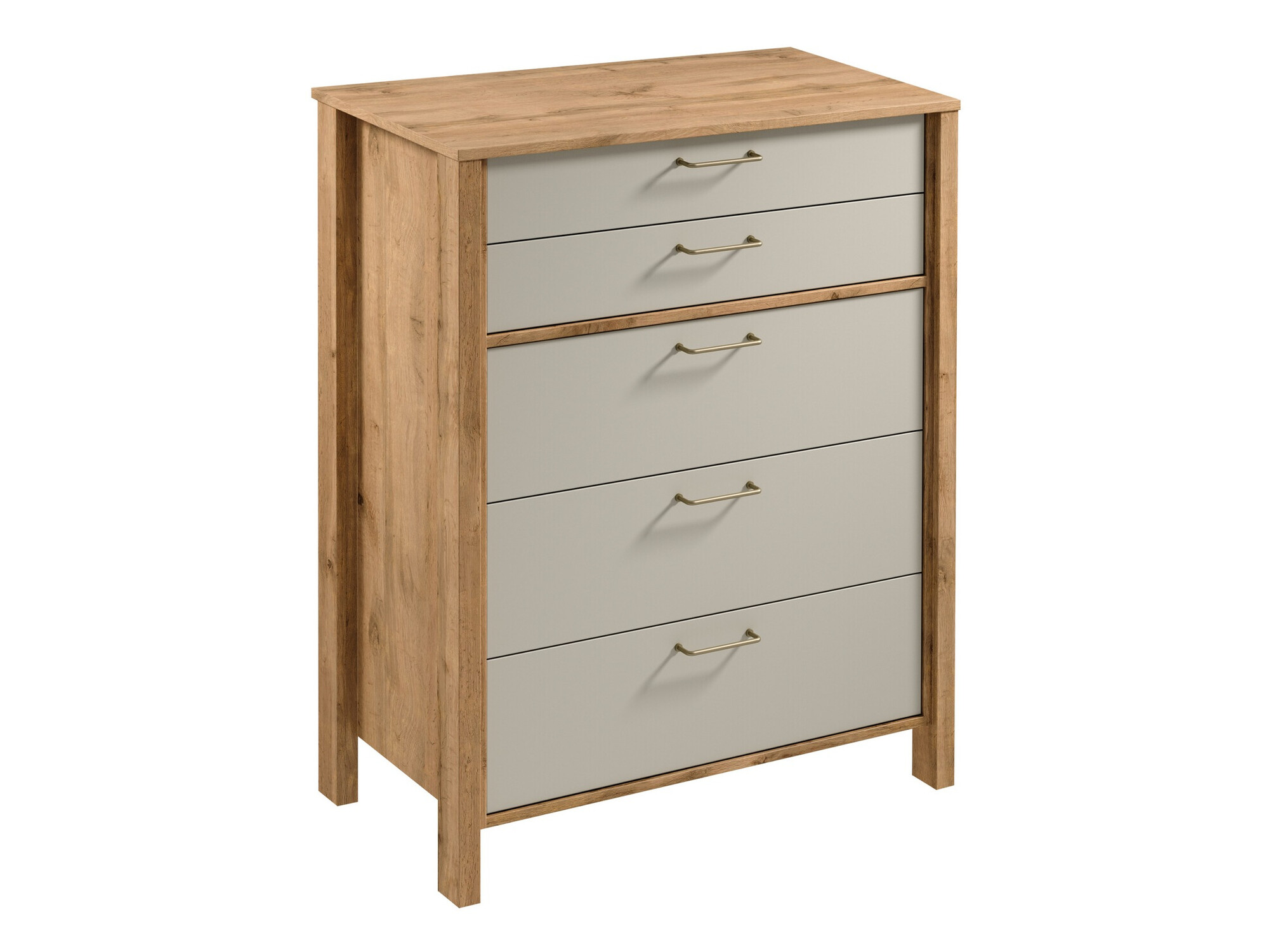 Cassettiera Venmelu 103 (Quercia di Wotan + Beige)