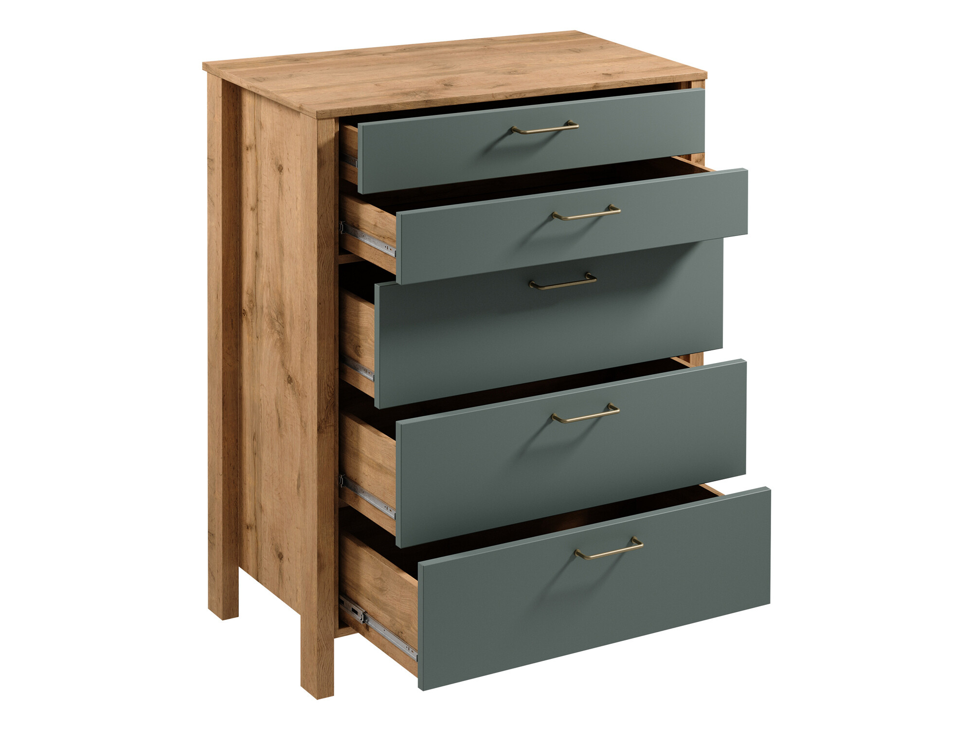 Cassettiera Venmelu 103 (Quercia di Wotan + Beige)