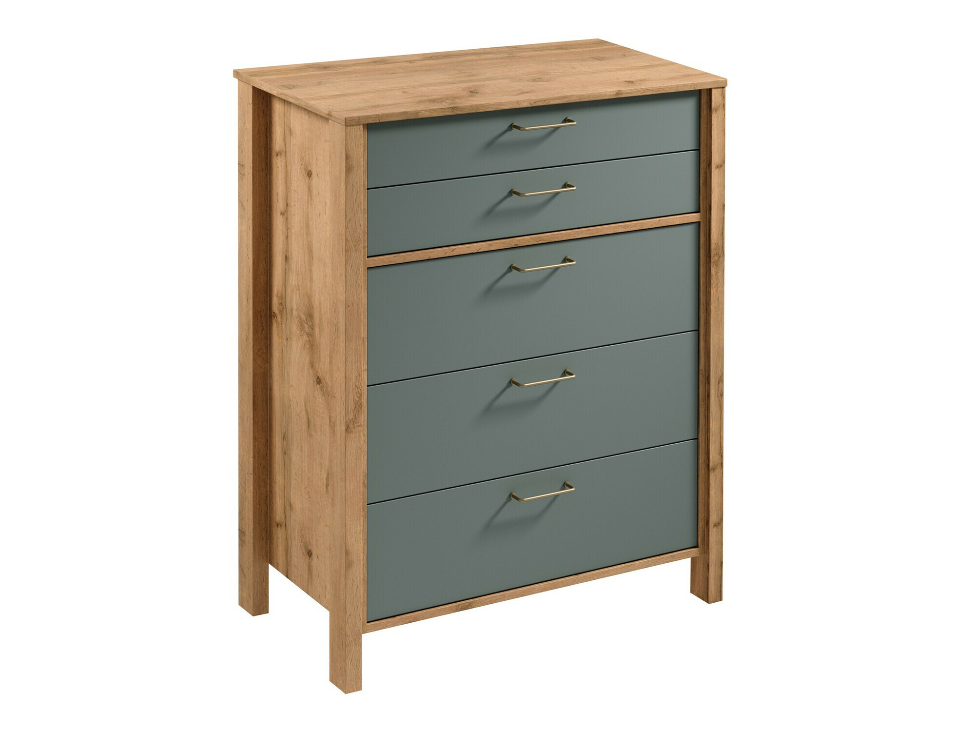 Cassettiera Venmelu 103 (Quercia di Wotan + Verde)