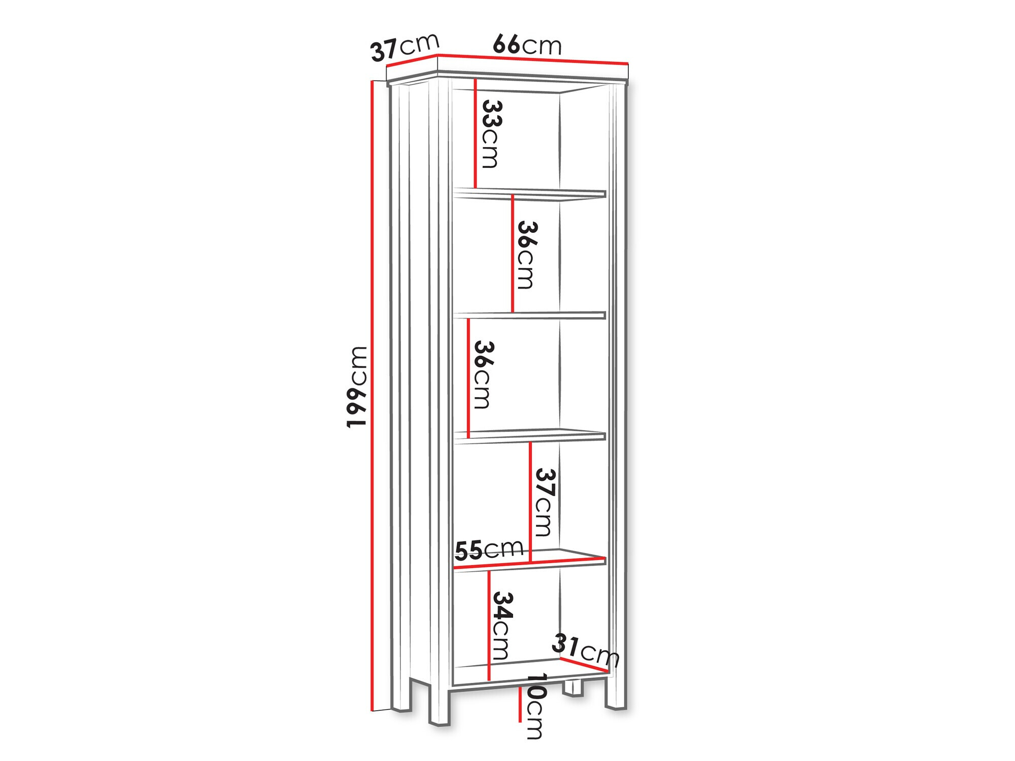 Scaffale Venmelu 108