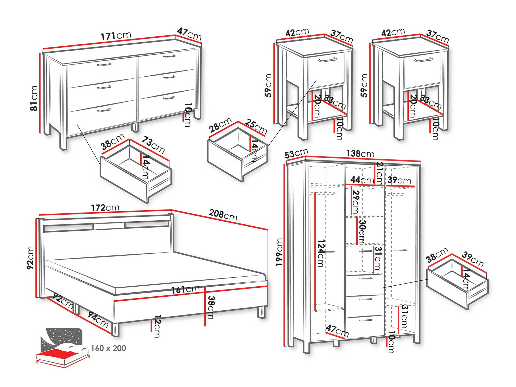 Cameretta Venmelu 117 (Quercia di Wotan + Beige)