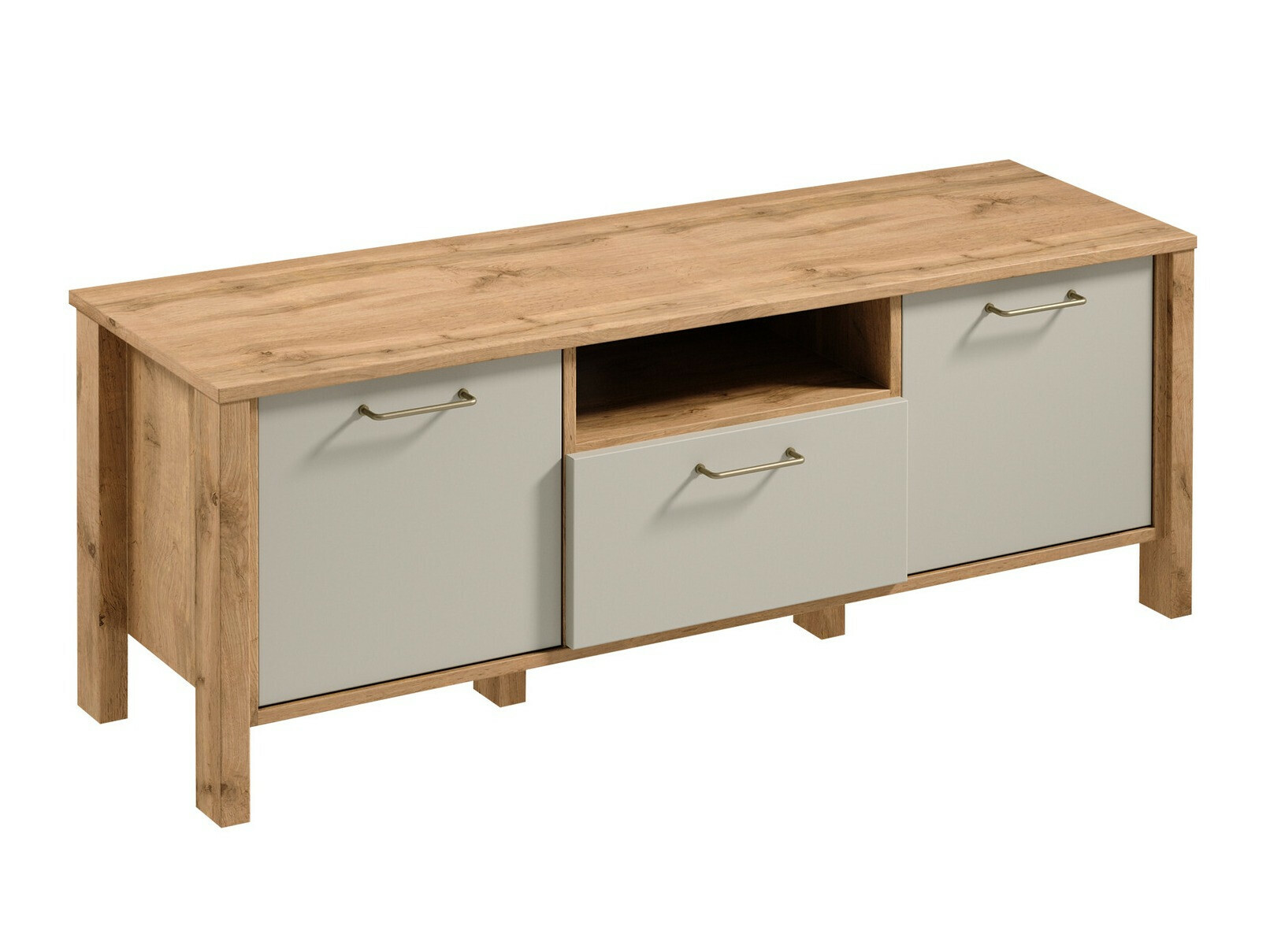 Mobile porta TV Venmelu 111 (Quercia di Wotan + Beige)