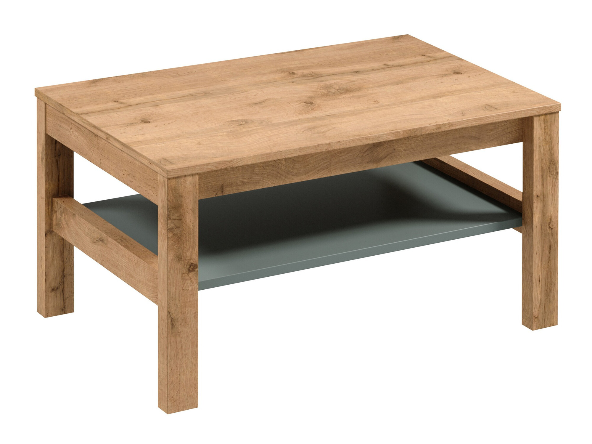 Parete attrezzata Venmelu 116 (Quercia di Wotan + Verde)