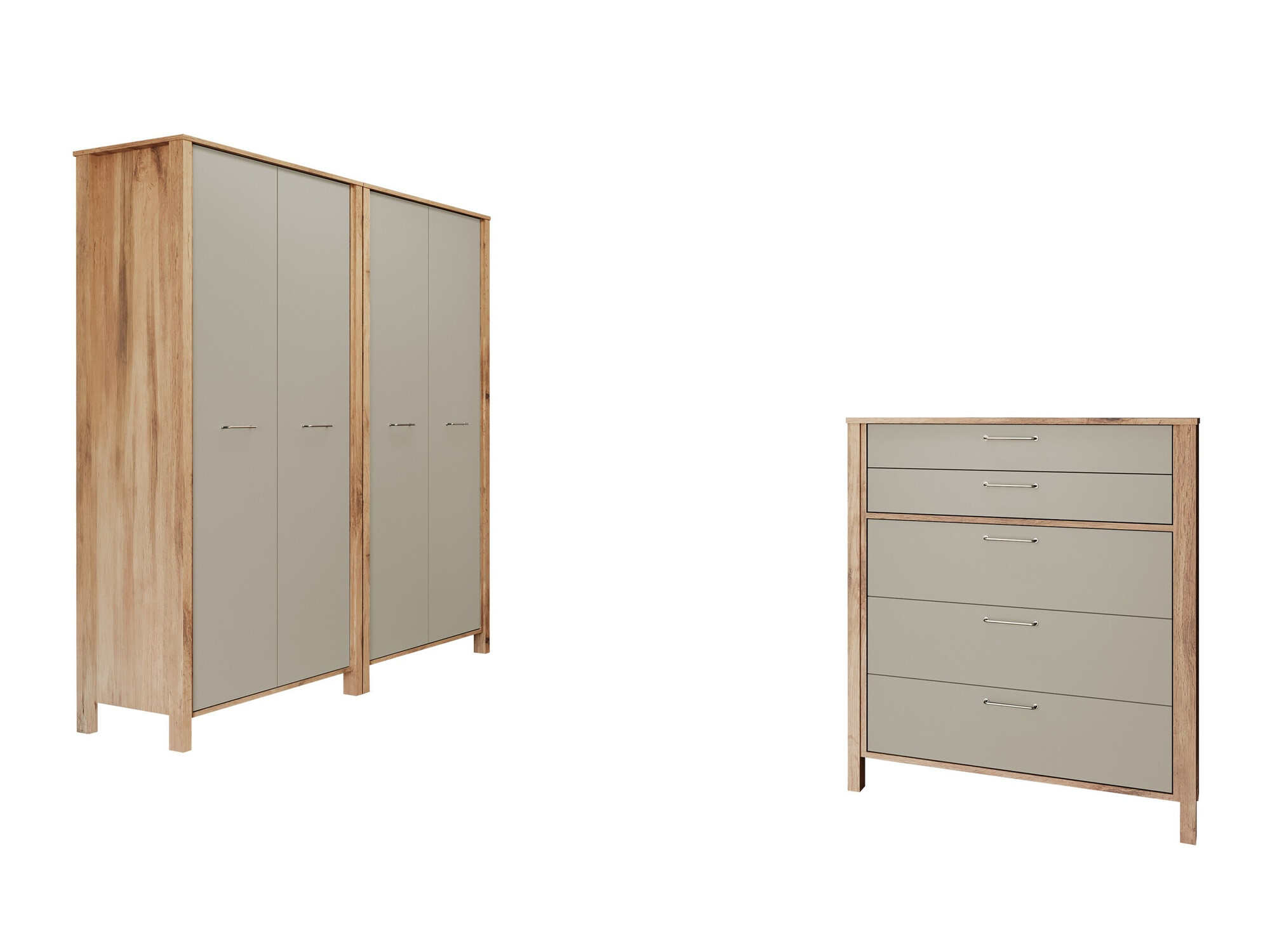 Set arredo da corridoio Venmelu 118 (Quercia di Wotan + Beige)