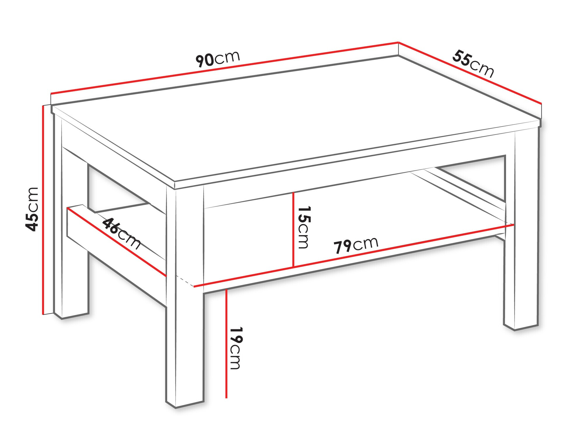 Tavolino da caffè Venmelu 115 (Quercia di Wotan + Beige)