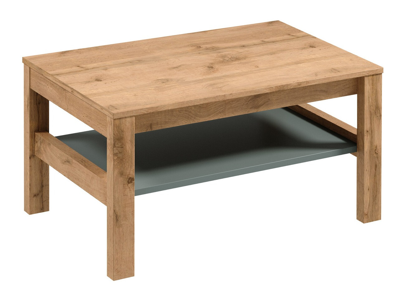 Tavolino da caffè Venmelu 115 (Quercia di Wotan + Verde)