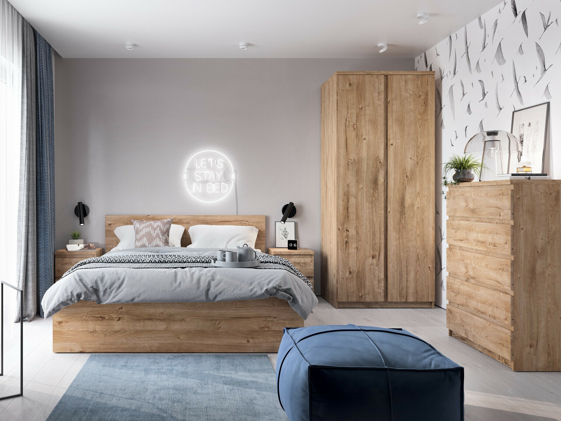 Armadio Merfere 116 (Quercia)