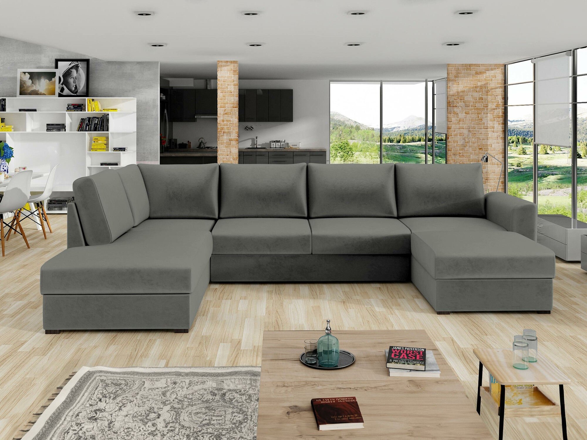 Divano angolare Comfivo Flumen (Magic Velvet 2217)
