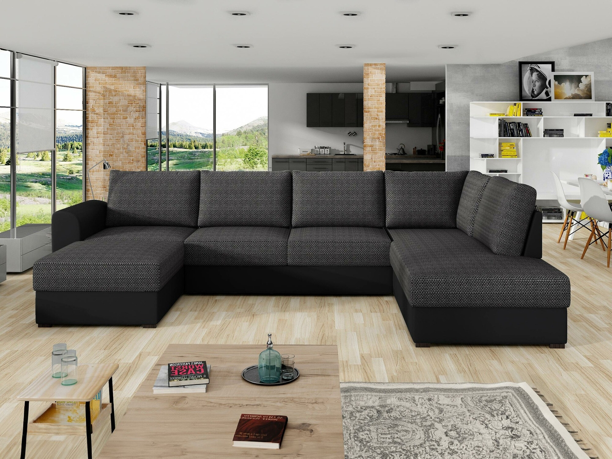 Divano angolare Comfivo Flumen (Soft 011 + Majorka 03)
