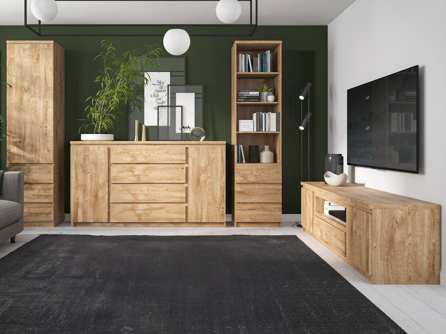 Scaffale Merfere 115 (Quercia)