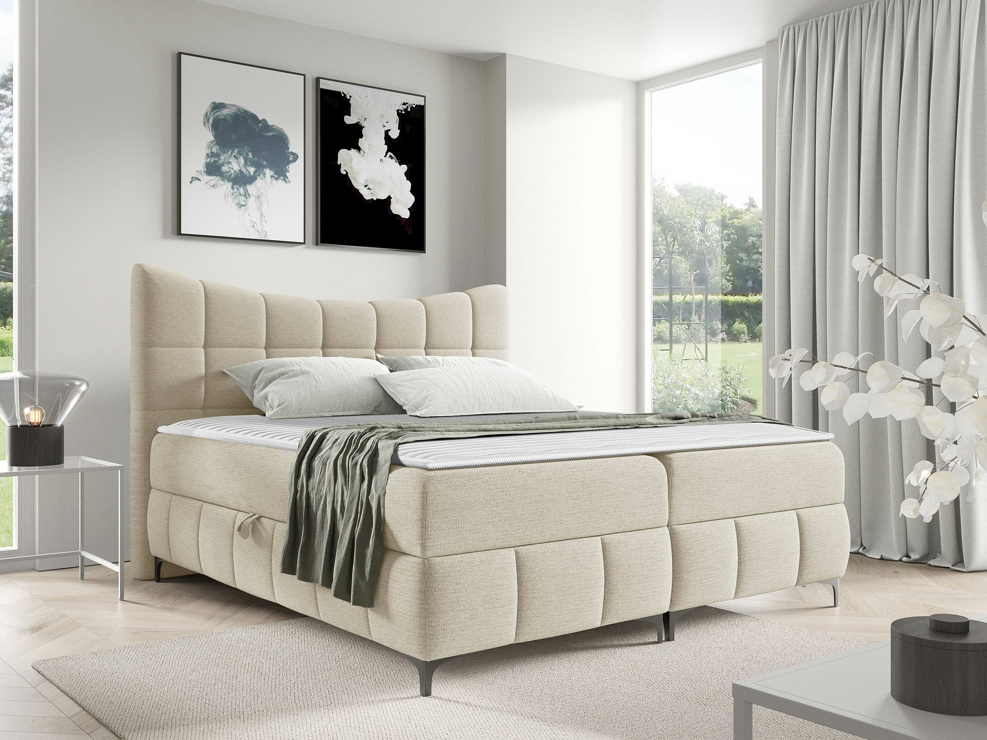 Letto continentale Littera (Freya 210.03)