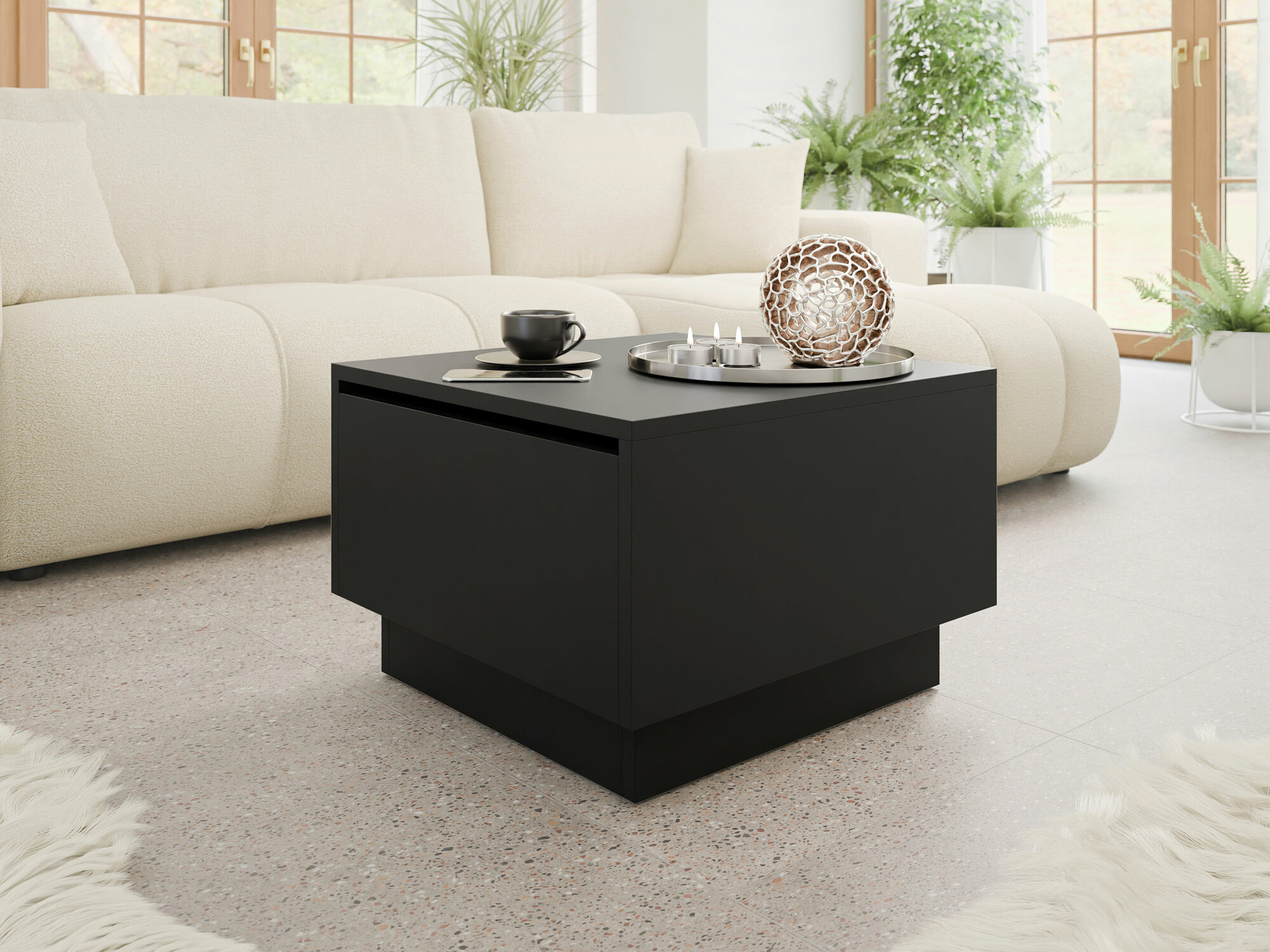 Tavolino da caffè Goodyear 133 (Nero)