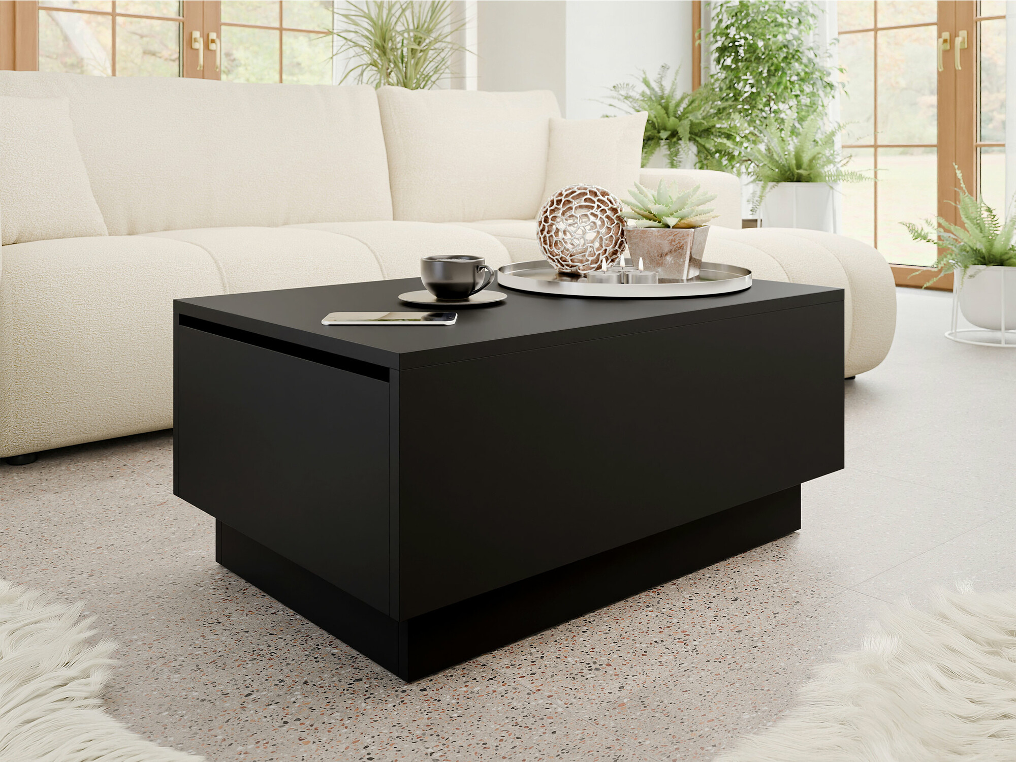 Tavolino da caffè Goodyear 134 (Nero)