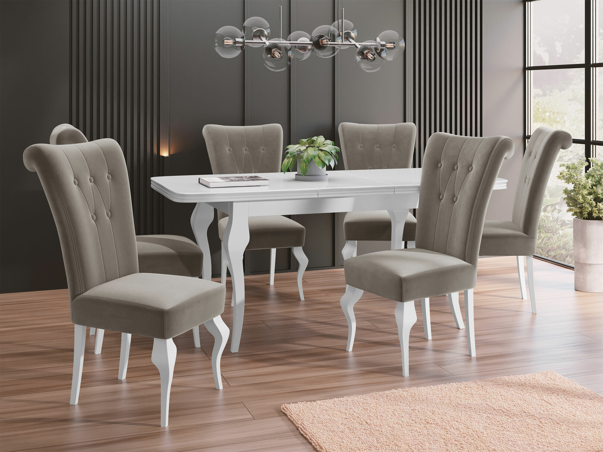 Set sala da pranzo Comfivo Gallina II (Magic Velvet 2209)