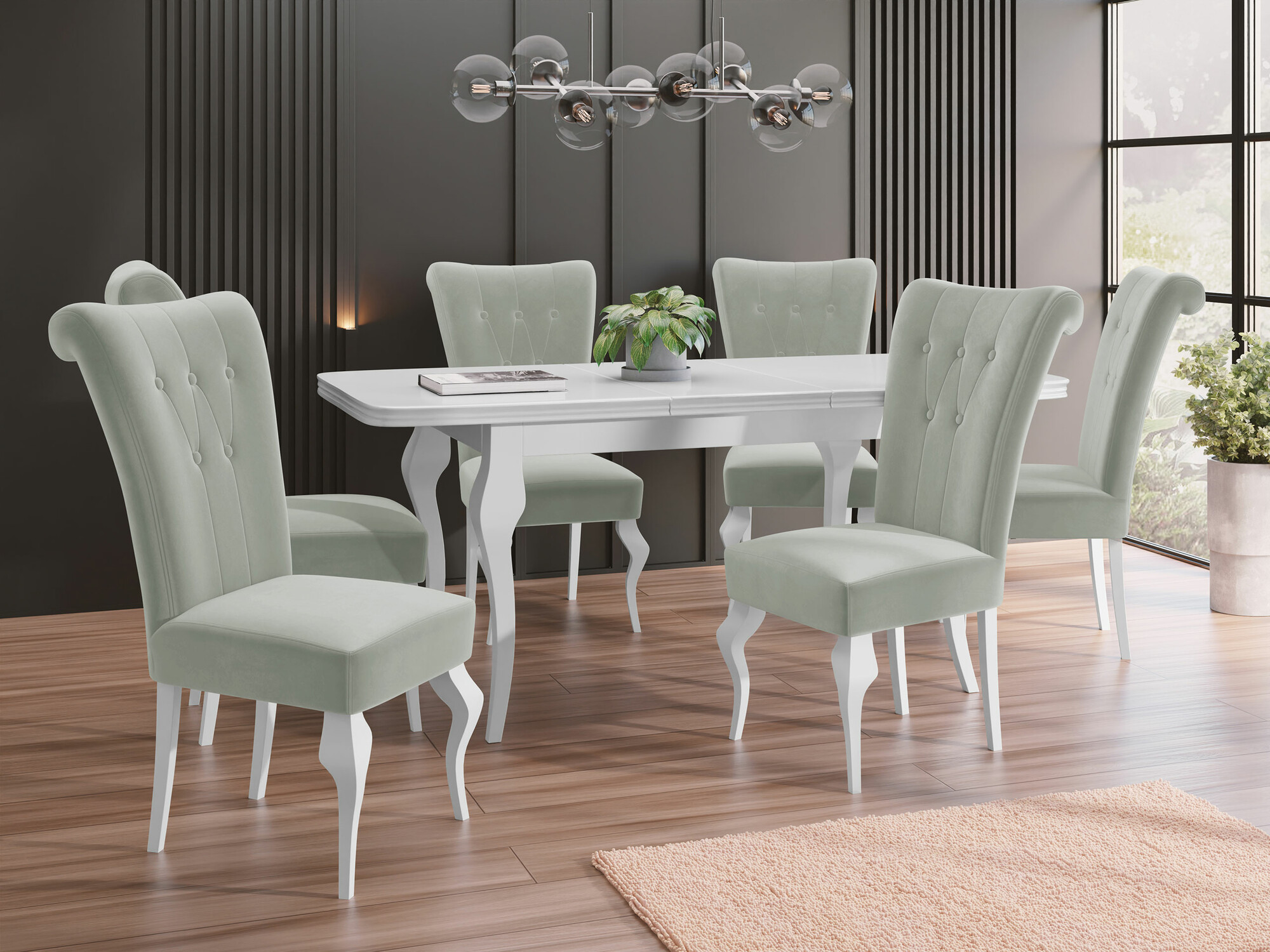 Set sala da pranzo Comfivo Gallina II (Magic Velvet 2240)