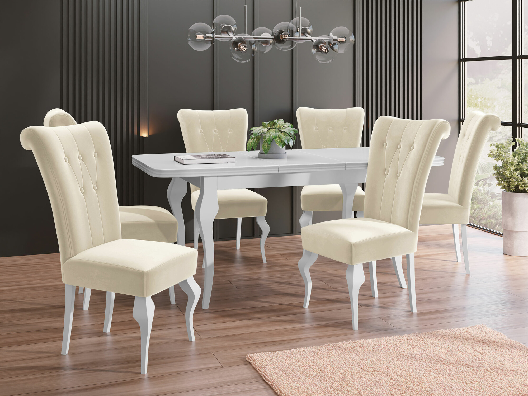 Set sala da pranzo Comfivo Gallina II (Magic Velvet 2250)
