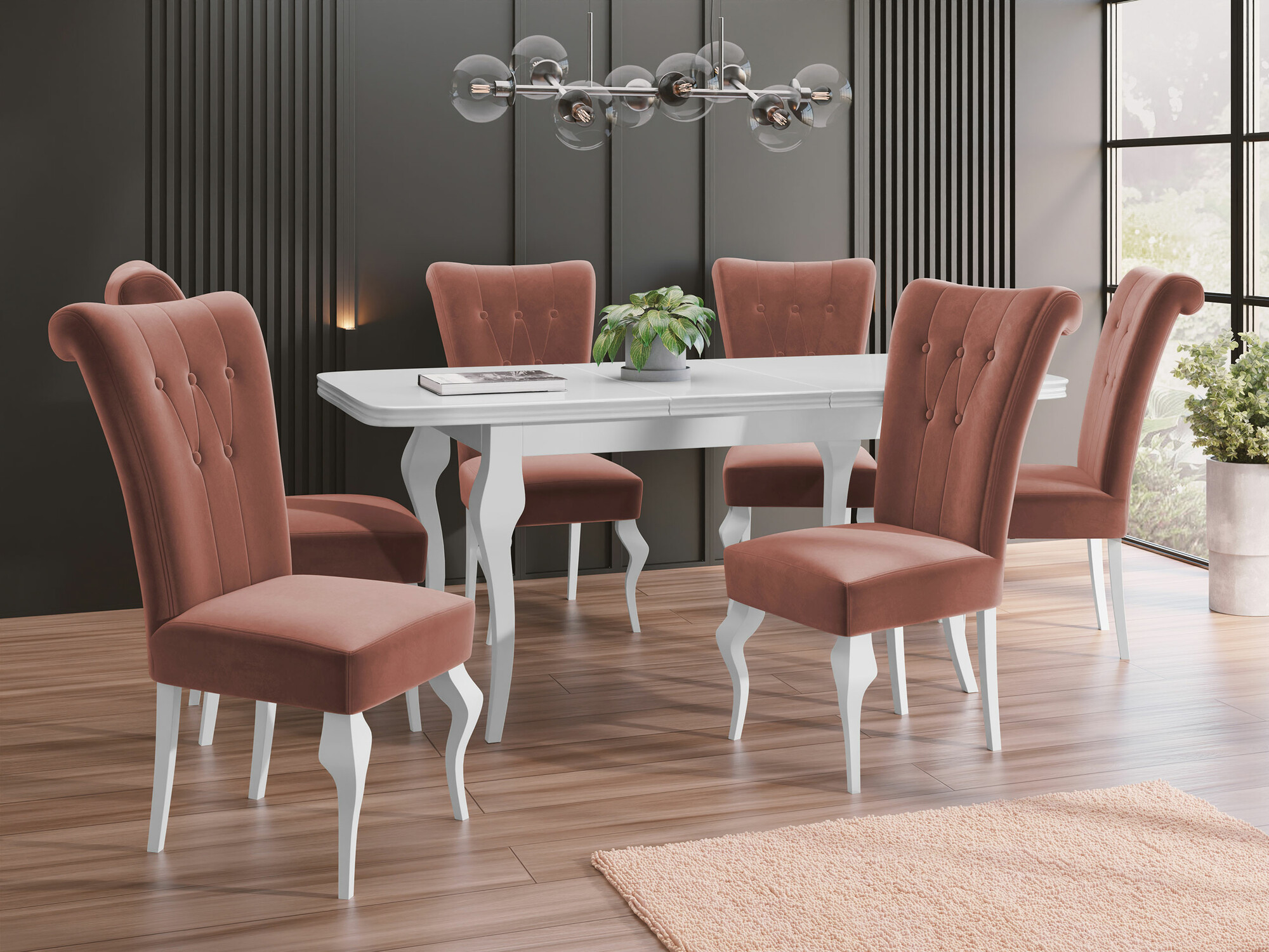 Set sala da pranzo Comfivo Gallina II (Magic Velvet 2258)