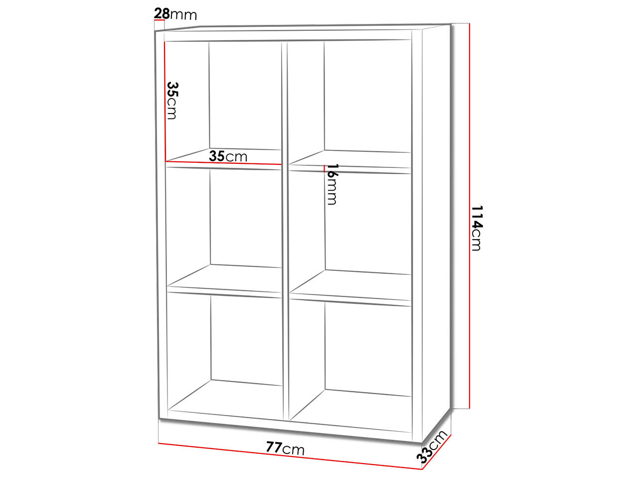 Parete attrezzata Levnova 106 (Bianco)