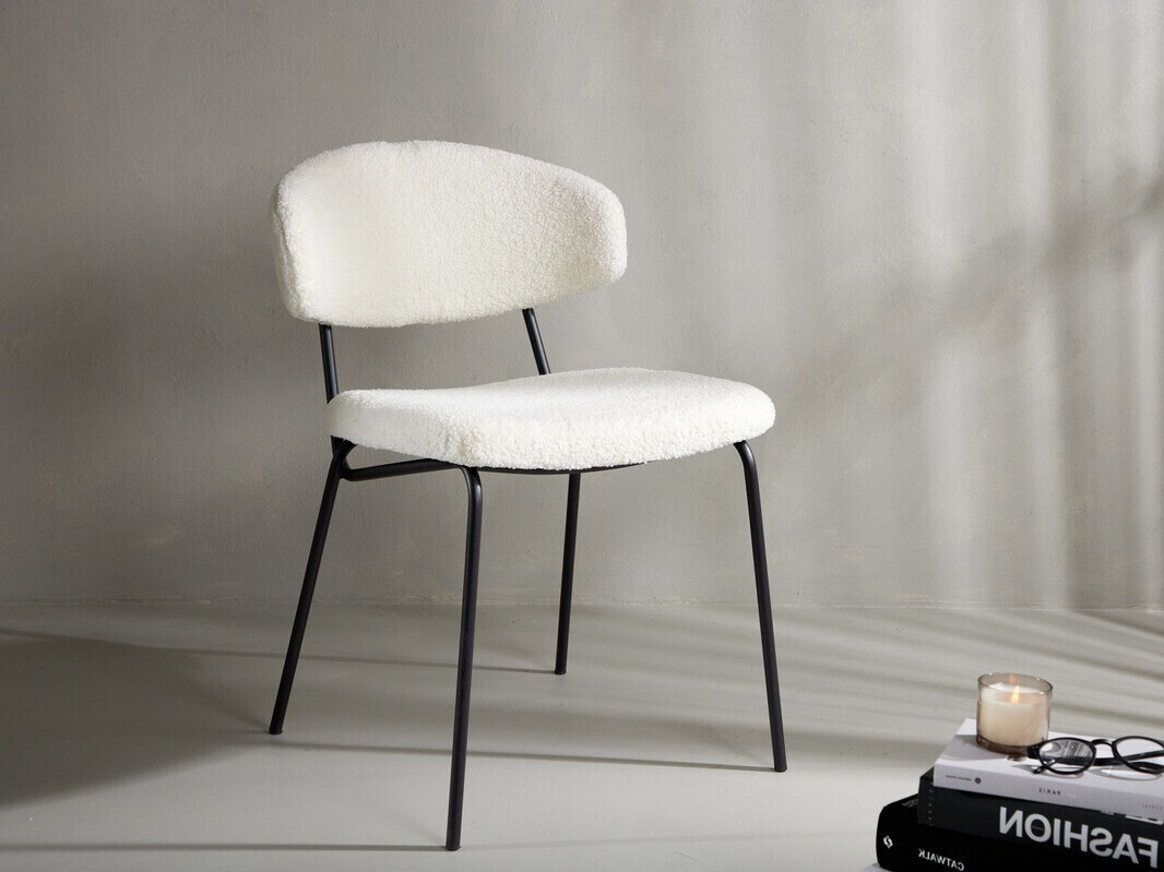 Sedia Dallas 4533 (Bianco + Nero)