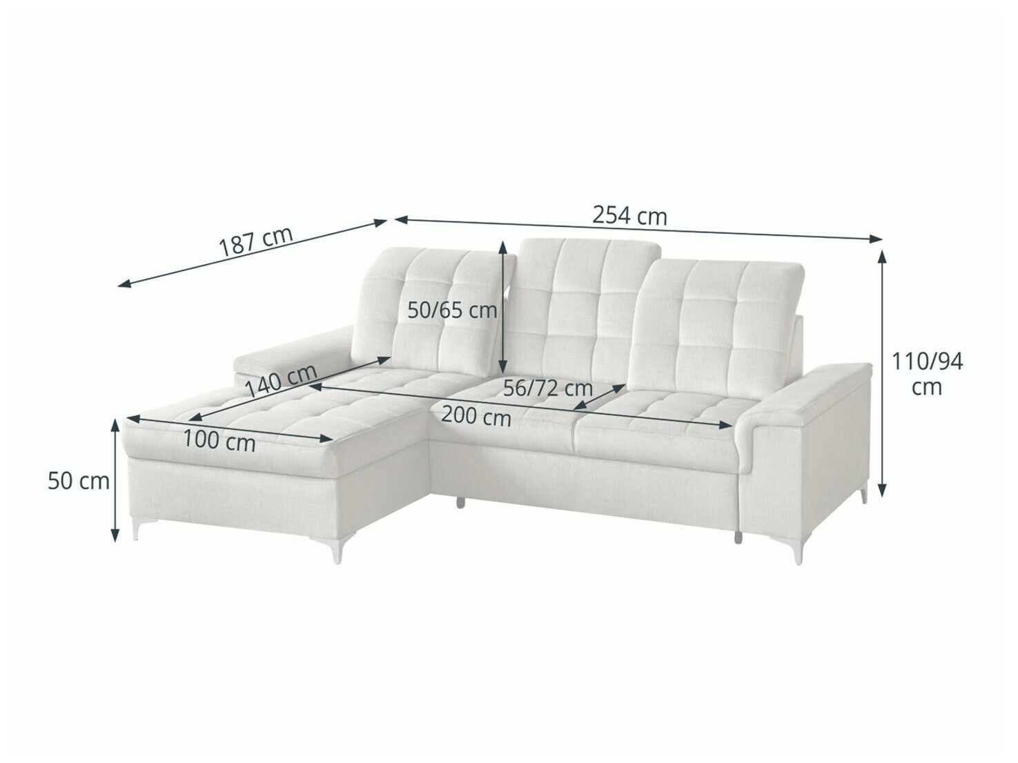 Divano angolare Boston 587 (Voss 28)