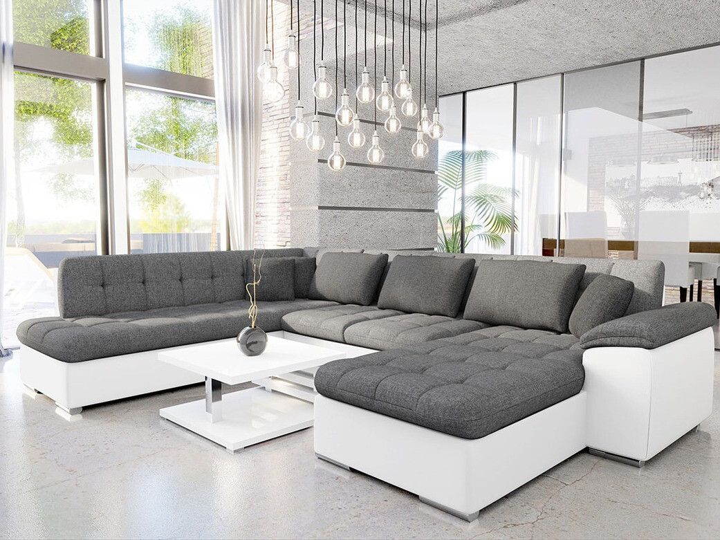 Divano angolare Comfivo Gemma III (Soft 017 + Lux 05 + Lux 06)