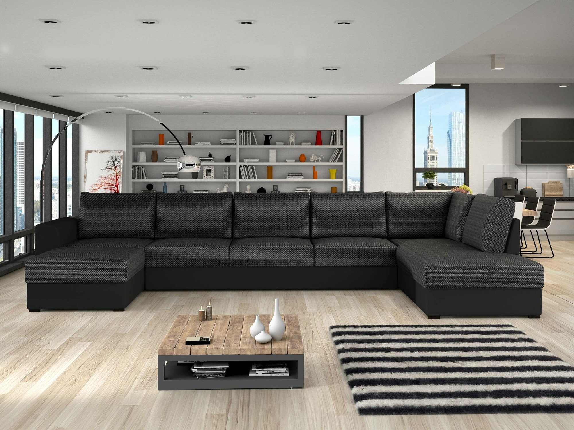 Divano angolare Comfivo Flumen I (Soft 011 + Majorka 03)